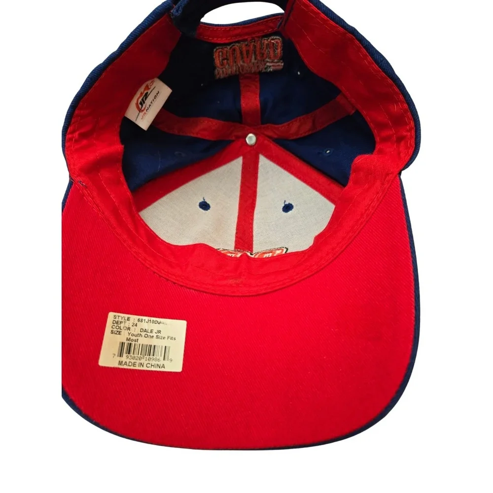 Youth Dale Earnhardt Jr #88 National Guard Adjust Hat Cap NASCAR Blue One Size
